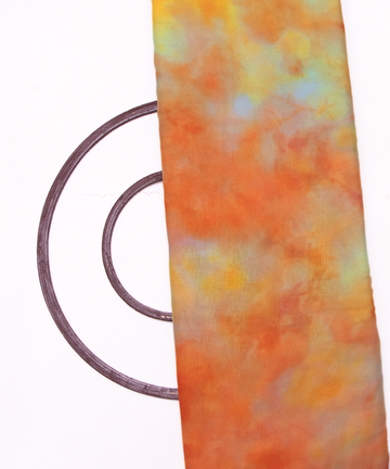 Multi Colour Digital Tie Dye Print Georgette Fabric